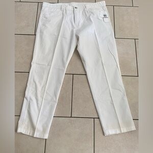 Calvin Klein Men's White Chinos